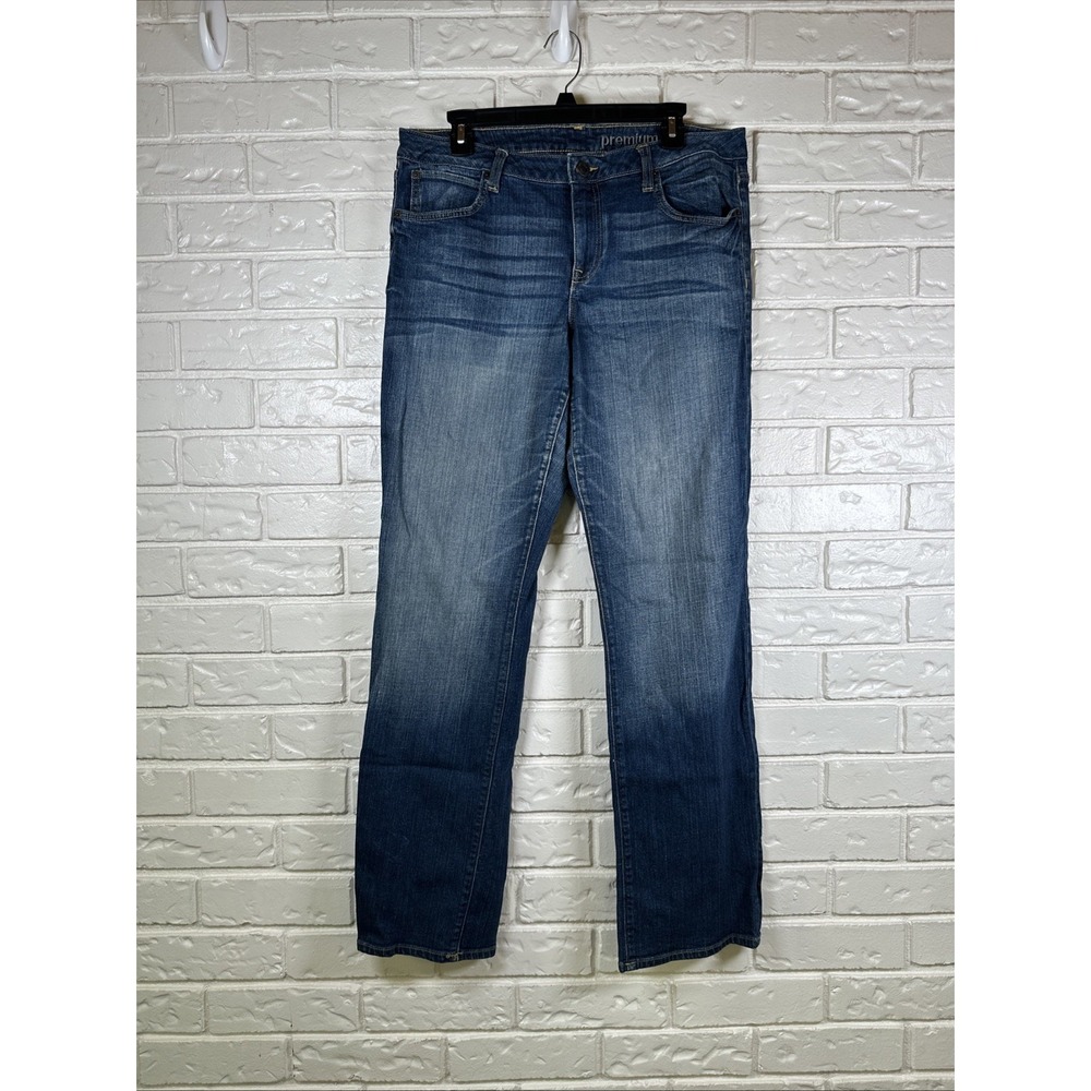 Gap Premium Curvy Bootcut Jeans Women's 14 32L Medium Wash Y2K Denim